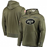 Nike Jets Olive Salute To Service Men's Pullove Hoodie,baseball caps,new era cap wholesale,wholesale hats